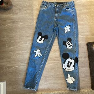 Zara x Disney Patch Jeans